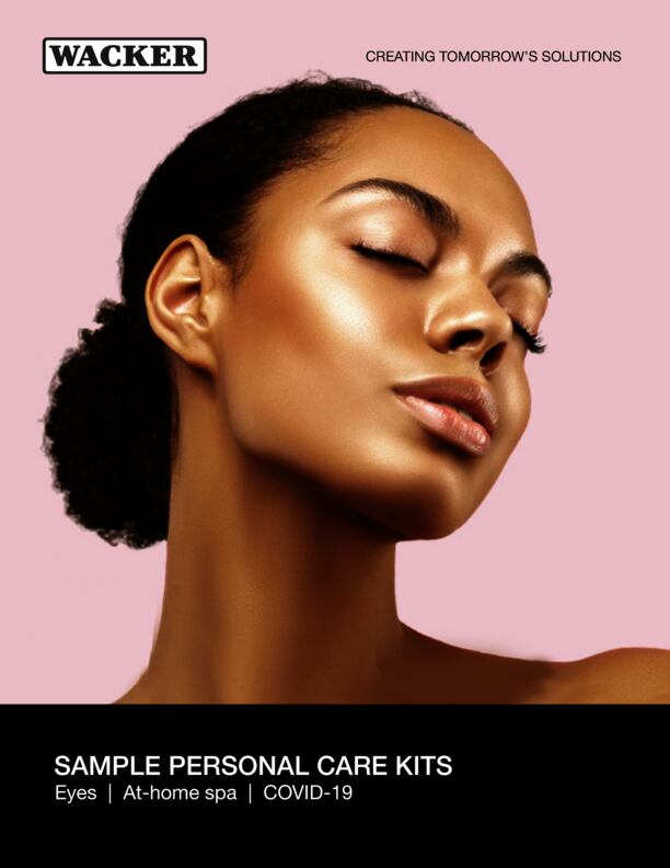 Personal care samples showcasing formulation innovation