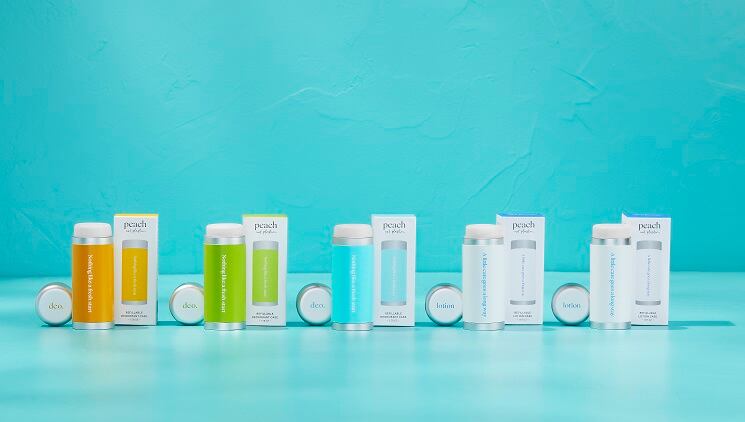 Another deodorant brand opts for refillable metal packaging