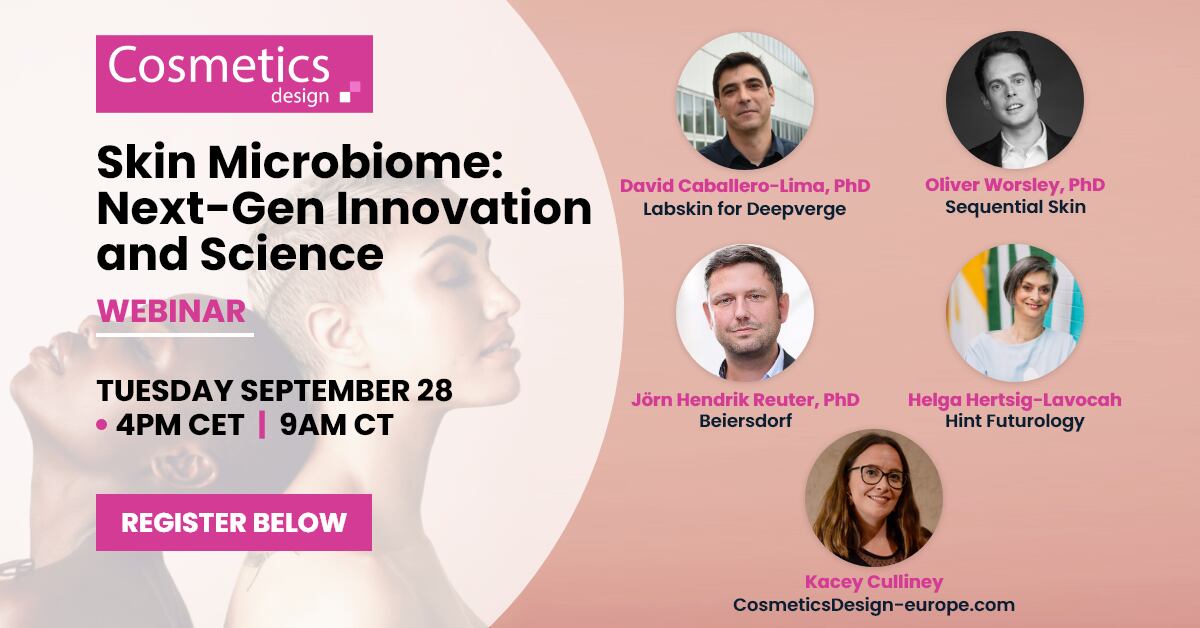The skin microbiome brainstorm: Tech, claims and trend-driven NPD