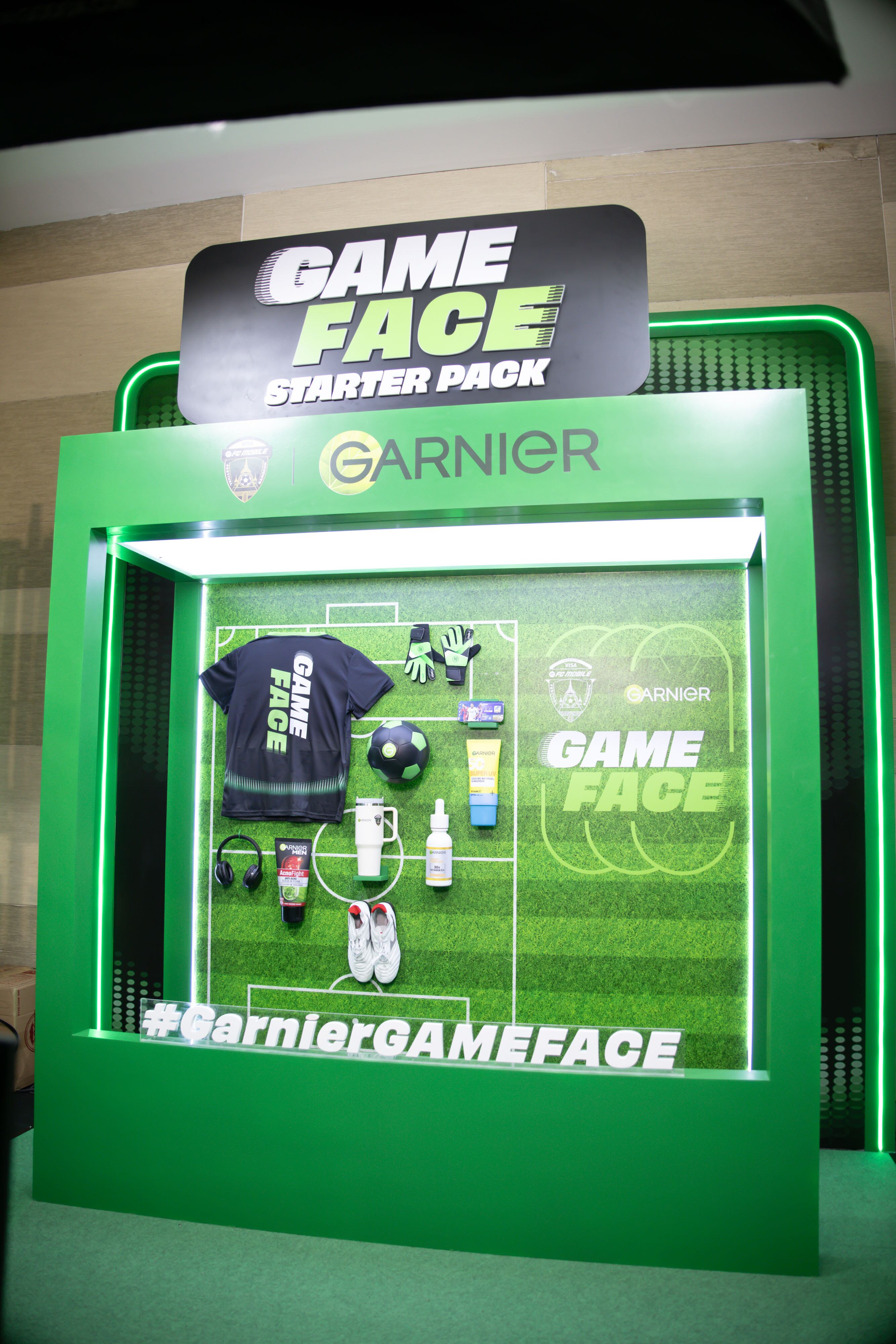 Garnier Game Face Starter Pack activation zone