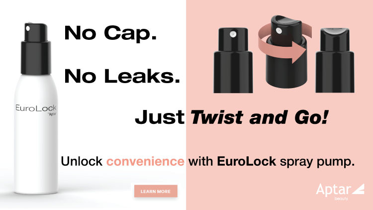 EuroLock Twist-to-Lock Spray Pump: No Cap No Leaks