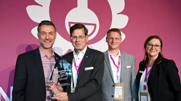Evonik takes Silver in the Kenvue Trusted Science Award Category.
