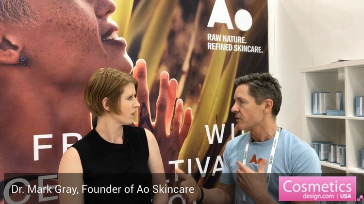 Dr. Mark Gray launches rebranded Ao Skincare at Cosmoprof