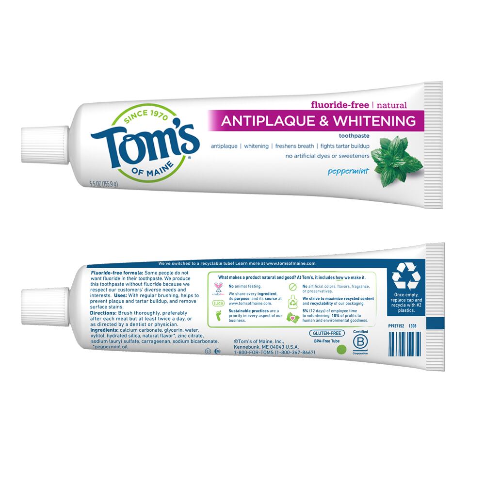 Tom’s of Maine introduces recyclable toothpaste tube ahead of schedule