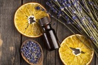 Essential oil, lemon and lavender
