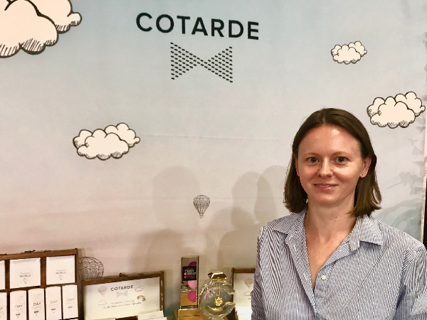 Cotarde exhibiting after scooping BIA prize