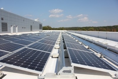 Solar panels at L’Oreal USA’s award-winning offices in Berkeley Heights, NJ