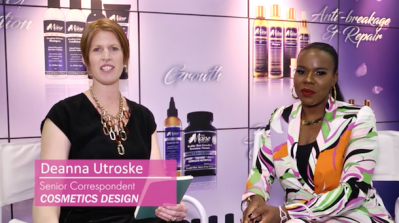 Brand founder visionary Courtney Adeleye hair care wellness Cosmoprof