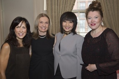 Jill Scalamandre, CEW chairwoman (left to right); Carlotta Jacobson, CEW president; Lan Vu, CEO of Beautystreams; and Lucie Greene, worldwide director of JWT Intelligence (image courtesy of Patricia Willis Photography)