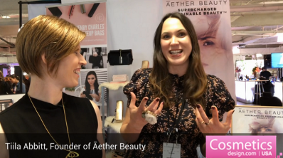 This is what mindful beauty looks like. Cosmetics Design editor Deanna Utroske in conversation withTiila Abbitt of Aether Beauty 