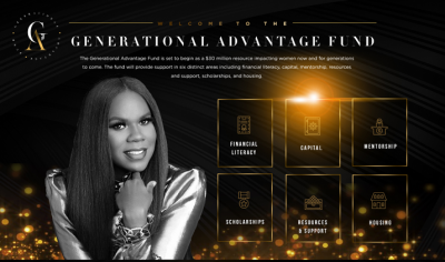 screenshot of the Generational Advantage Fund homepage 