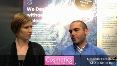 Geltor shows bio-tech collagen at in-cosmetics North America
