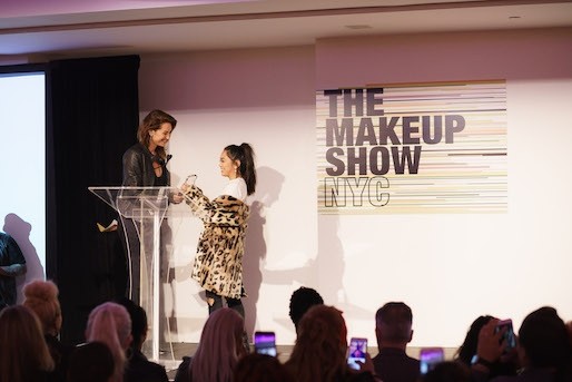Ardell Lashes wins The Makeup Show Pro Award in the Lash Out category for its Ardell Wispies (image courtesy of Nadav Havakook)