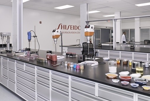 the makeup lab at Shiseido's new Americas Innovation Center
