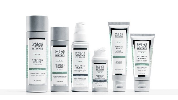the Calm Redness Relief Collection for sensitive skin (image courtesy of Paula's Choice Skincare)