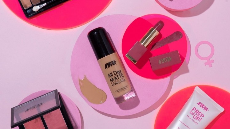 Nykaa is making “baby steps” onto the international stage by pushing its portfolio of beauty brands into new markets. [Nykaa]
