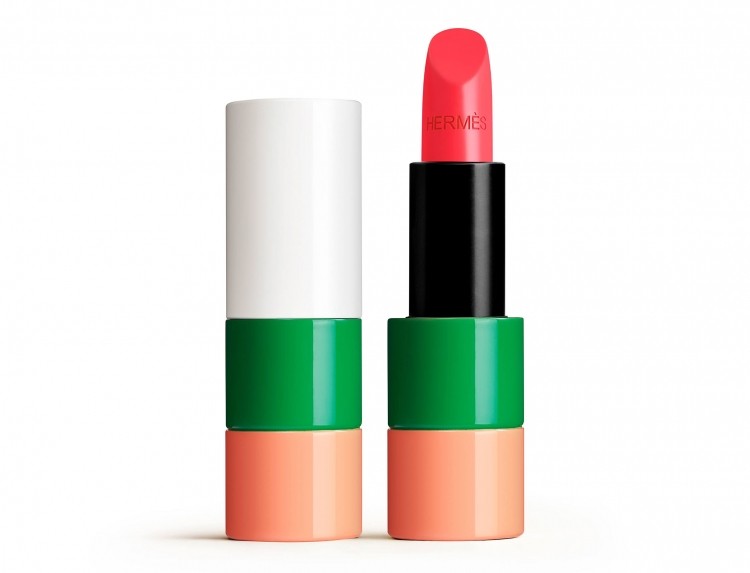 The Rouge Hermès features 24 shades of rechargeable metal cased lipsticks (Image: Hermes International)