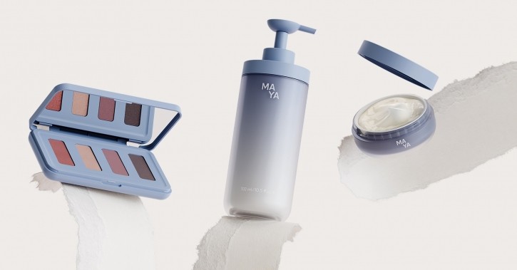 “All the refills in the MAYA range are made of paper pulp and can be either composted or recycled (even with the addition of a 3% PP/PET lining that creates a barrier for products like creams and serums),” shared Léa Berger, Creative Lead at Morrama. ©  Morrama
