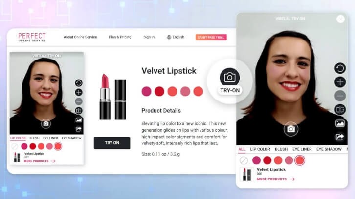 As beauty brands continue to embrace new digital technologies to better serve consumers, access to tools like Perfect Corp.’s AI/AR try-on tech help modernize the consumer experience. © Perfect Corp. 