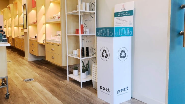 “Pact was founded by cosmetic brand MOB Beauty and Clean Beauty Retailer Credo to take responsibility for the impacts of our packaging. Circularity requires us to work together, share knowledge, and push each other towards a more sustainable future,” said Carly Snider, Pact Program Director. © Pact Collective 