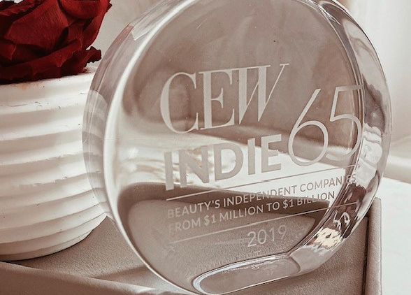 CEW Indie 65 award photo via Ann Petrosian of Dose of Colors on Instagram 