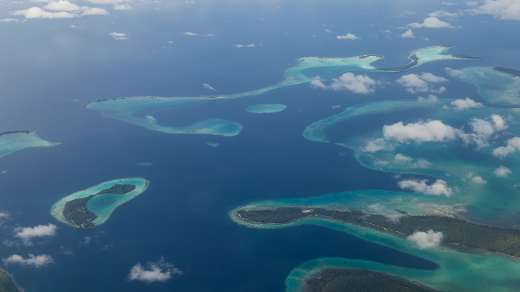 aerial view of the Solomon Islands  © Getty Images \ (olli0815)