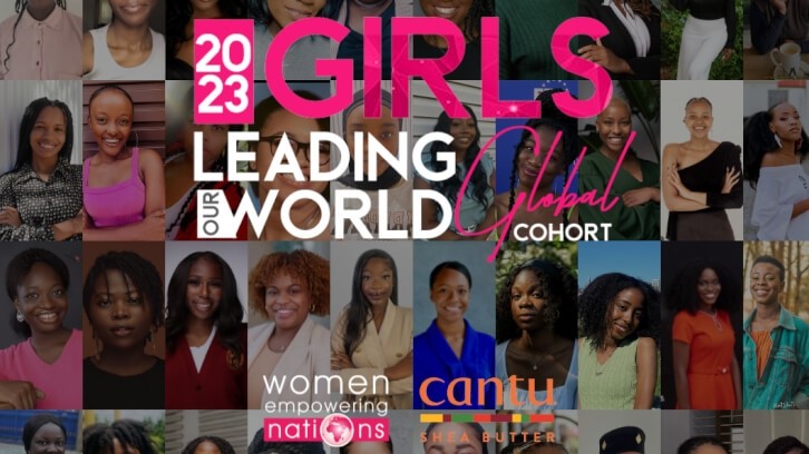 “By selecting participants from diverse countries and backgrounds, the GLOW Global Cohort aims to foster cross-cultural connections and understanding, promoting a global sisterhood of young women dedicated to positively impacting the world,” shared Carlisha Bradley, WEN Founder and Executive Director. © WEN