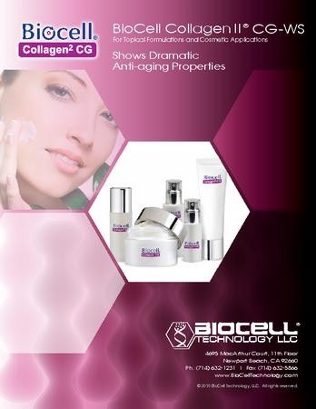 BioCell Collagen II® CG-WS, potent anti-aging ingredient