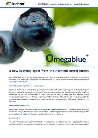 OMEGABLUE® a new soothing agent from the Northern boreal forests