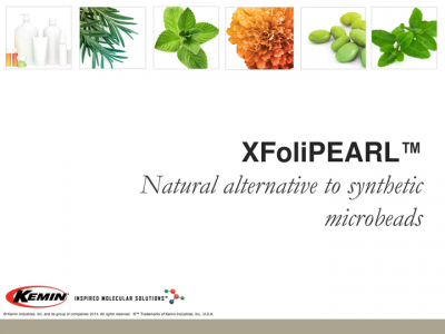 Bye-bye Polyethylene: XFoliPEARL™CC10 - Natural Alternative to Synthetic Micro beads