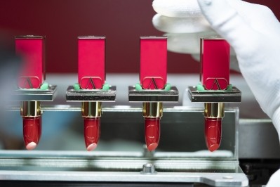International beauty major L'Oréal is sharply focused on developing more sustainable packaging across its portfolio, including refill-reuse designs like for its Valentino Rosso lipstick pictured [Image: L'Oréal]