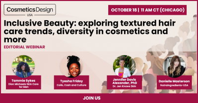 Upcoming beauty webinar to highlight buying power of men, Black consumers