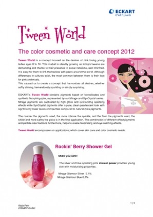 Tween World - The color cosmetic and care concept 2012