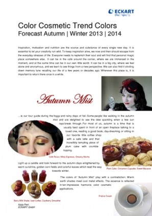 ECKART Trend Color Forecast of Autumn/ Winter 2013/2014