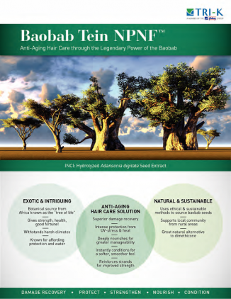 Anti-Aging Hair Care through the Legendary Power of Baobab 