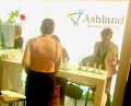 Ashland experts were busy promoting both hair care and skin care concepts, including its fiberhance bm solution - a hair strengthening ingredient that penetrates deep into the cortex to create new hydrogen and ionic bands.