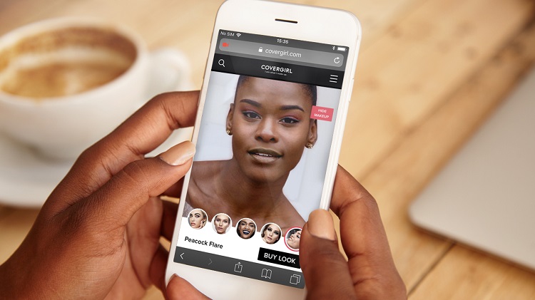 launches app-free virtual makeup try-on experience for CoverGirl